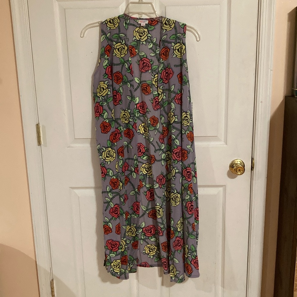 Floral LulaRoe Joy Vest